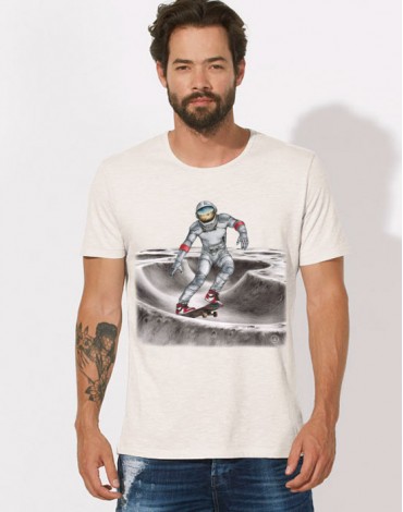 T-Shirt Space Skateboarder