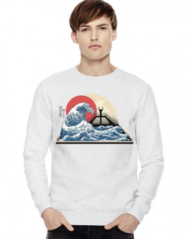 Sweat-Shirt La Grande Vague De Saint Malo