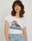 T-Shirt Col Bateau La Grande Vague De Saint Malo