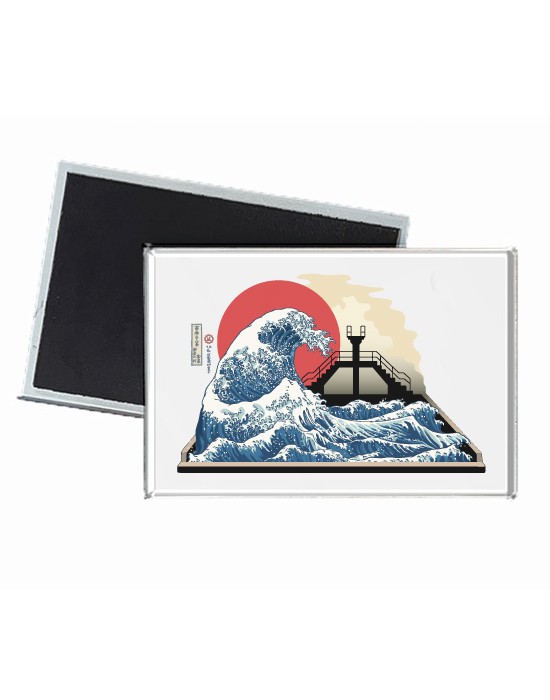 Magnet La Grande Vague De Saint Malo