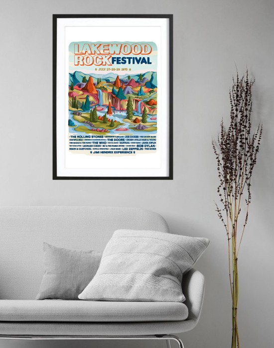 Poster Lakewood Rock Festival