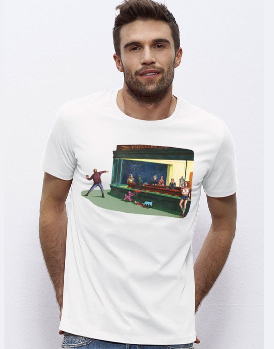 Art At Diner Men's Graphic T-Shirt – Pop Art | Lapolemik