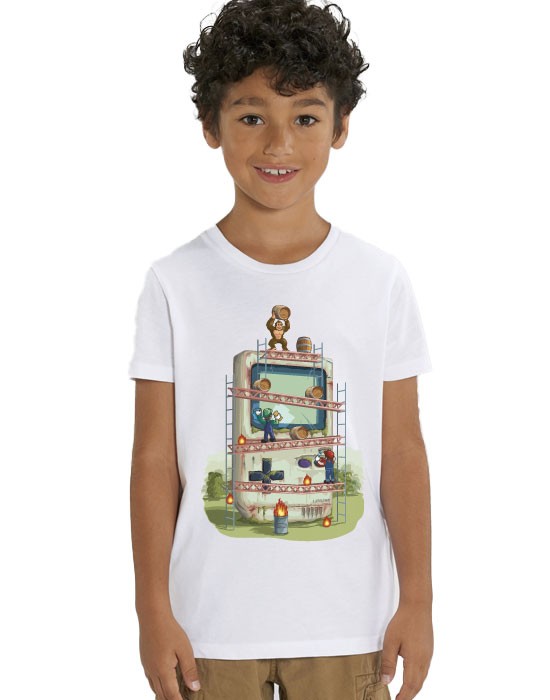 T-Shirt Donkey Kong – Console rétro gaming bio | Lapolemik