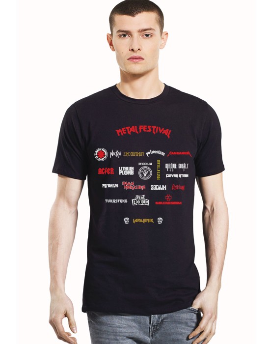 T-Shirt Metal Festival Homme – Rock Humour | Lapolemik