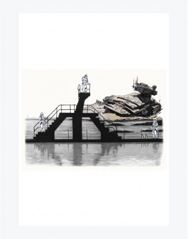 Poster Star Wars The Crash Pop Art Saint-Malo | Lapolemik