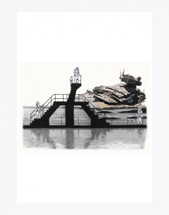Poster Star Wars The Crash Pop Art Saint-Malo | Lapolemik
