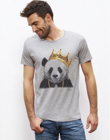 T-Shirt Col Large Panda