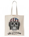 Tote Bag American Football Skull