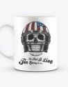 Mug American Football Skull