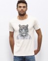 T-Shirt Col Large Tigre
