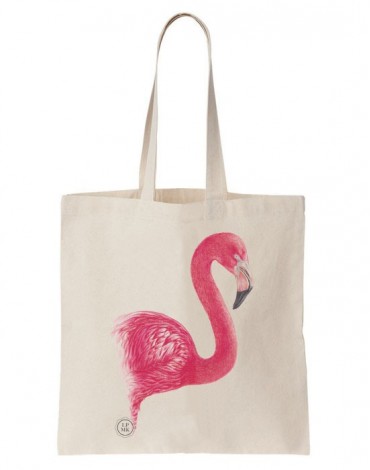 Tote Bag Flamant Rose