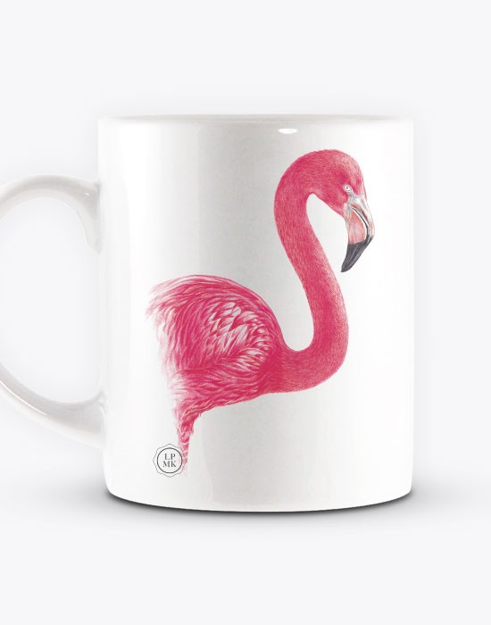 t shirt flamant rose