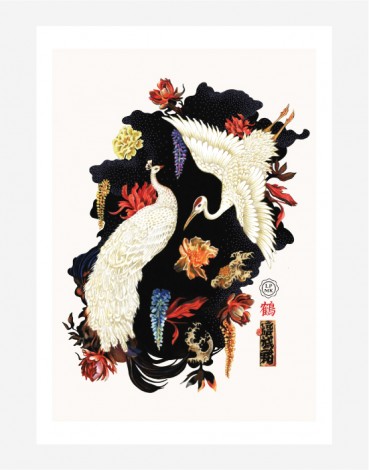 Poster Grue – Fine Art Japanese Print | Lapolemik